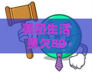 美团生活费欠800怎么解决