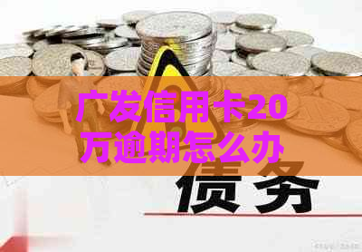 广发信用卡20万逾期怎么办