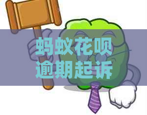 蚂蚁花呗逾期起诉应该怎么应对