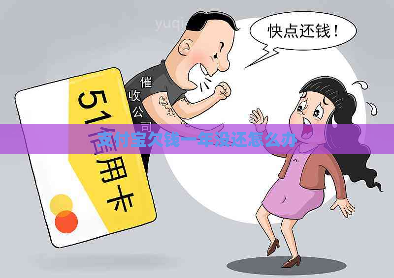 支付宝欠钱一年没还怎么办