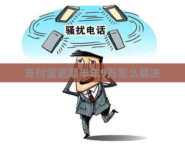 支付宝逾期半年9万怎么解决