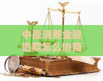 中原消费金融逾期怎么协商还本金问题解答