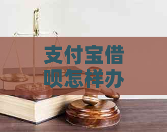 支付宝借呗怎样办理期