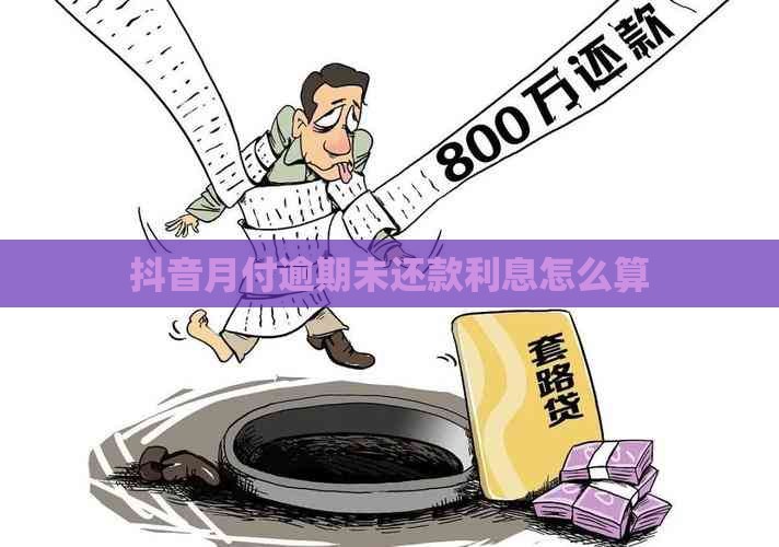 抖音月付逾期未还款利息怎么算