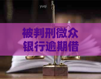 被判刑微众银行逾期借款如何解决