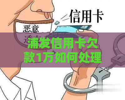 浦发信用卡欠款1万如何处理