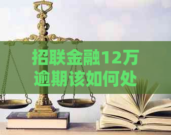 招联金融12万逾期该如何处理