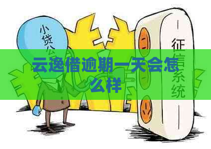 云逸借逾期一天会怎么样