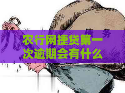 农行网捷贷之一次逾期会有什么影响