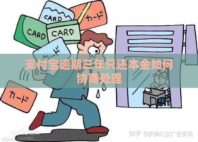 支付宝逾期三年只还本金如何协商处理