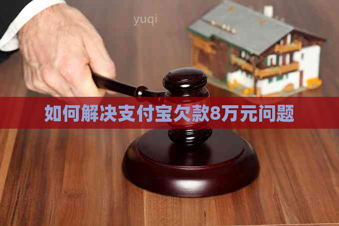 如何解决支付宝欠款8万元问题