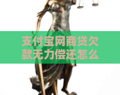 支付宝网商贷欠款无力偿还怎么办