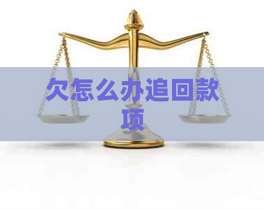 欠怎么办追回款项