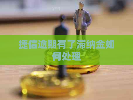 捷信逾期有了滞纳金如何处理