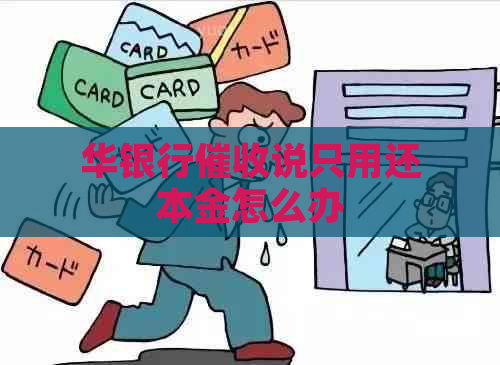 华银行说只用还本金怎么办