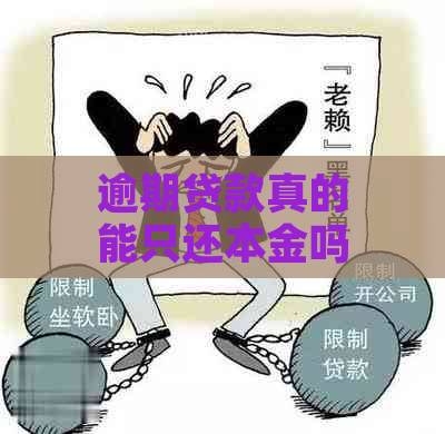 逾期贷款真的能只还本金吗