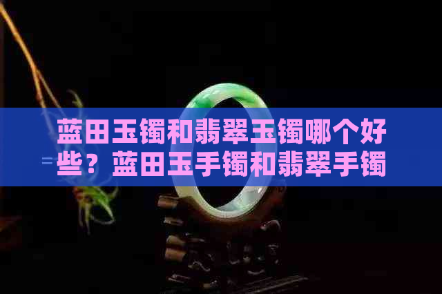 蓝田玉镯和翡翠玉镯哪个好些？蓝田玉手镯和翡翠手镯哪个贵？