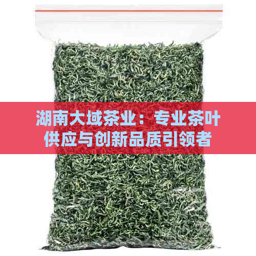 湖南大域茶业：专业茶叶供应与创新品质引领者