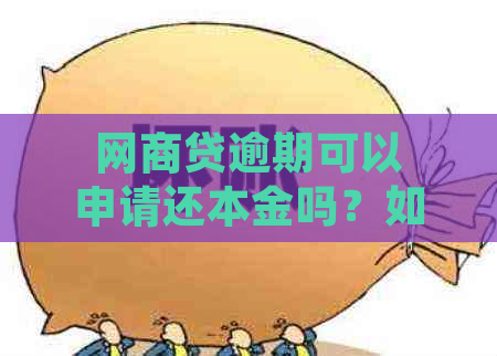 网商贷逾期可以申请还本金吗？如何操作？