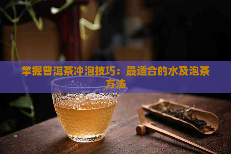 掌握普洱茶冲泡技巧：最适合的水及泡茶方法