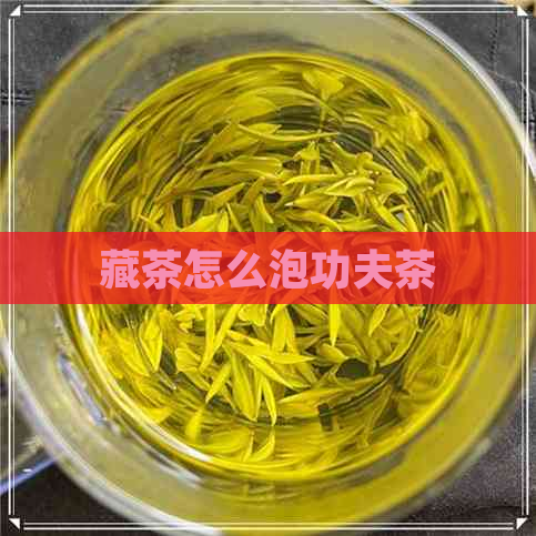 藏茶怎么泡功夫茶