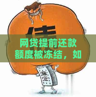 网贷提前还款额度被冻结，如何解决？可能的原因及解决方案全面解析