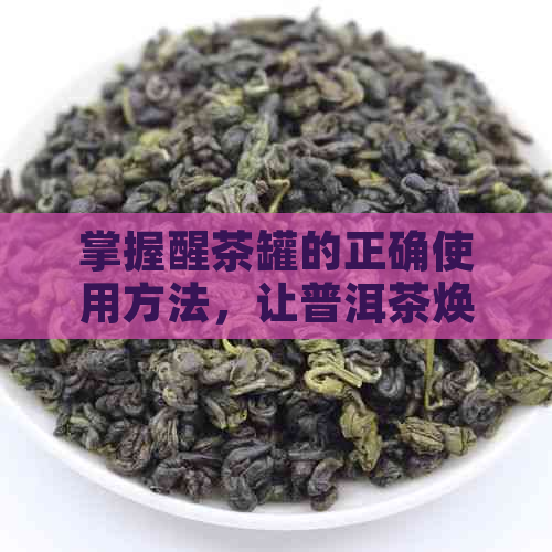 掌握醒茶罐的正确使用方法，让普洱茶焕发活力：一种独特的茶艺体验