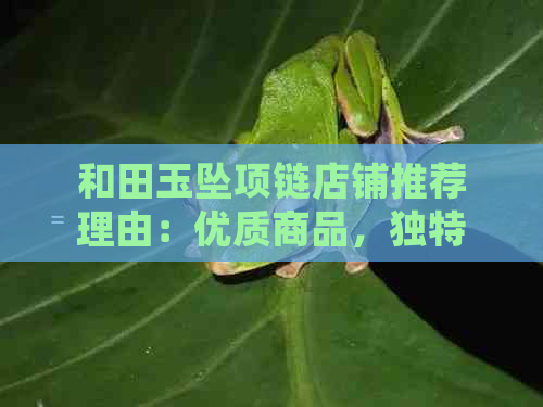 和田玉坠项链店铺推荐理由：优质商品，独特设计，专业服务，值得信赖！