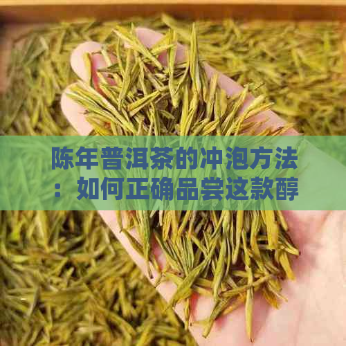 陈年普洱茶的冲泡方法：如何正确品尝这款醇厚的老茶？