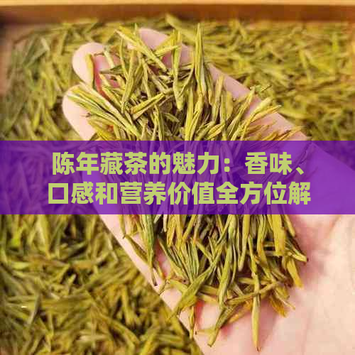 陈年藏茶的魅力：香味、口感和营养价值全方位解析