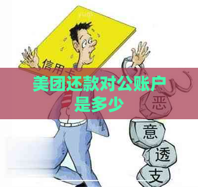 美团还款对公账户是多少