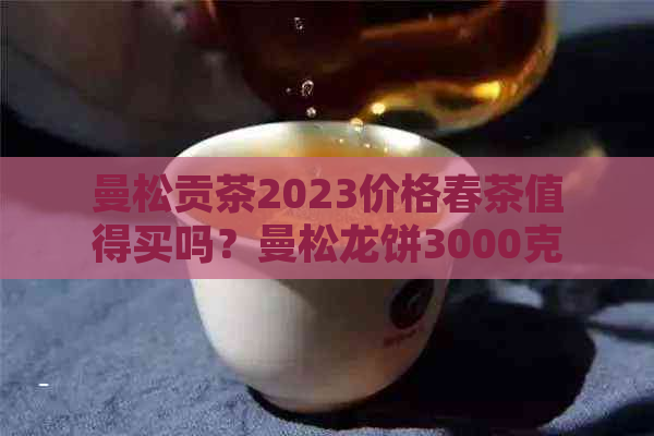 曼松贡茶2023价格春茶值得买吗？曼松龙饼3000克多少钱？