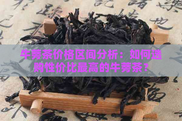 牛蒡茶价格区间分析：如何选购性价比更高的牛蒡茶？