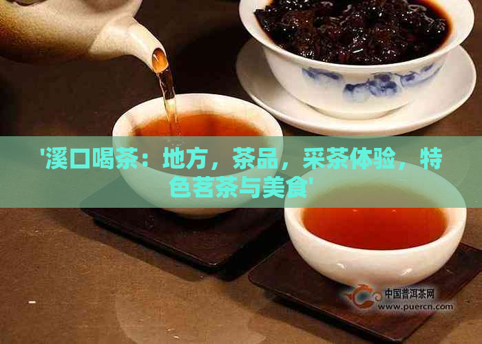 '溪口喝茶：地方，茶品，采茶体验，特色茗茶与美食'