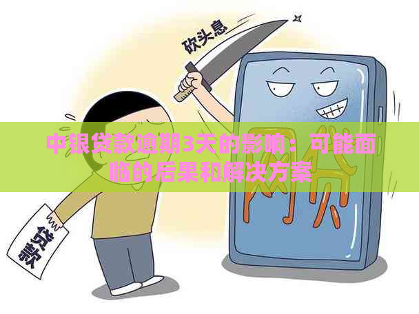 中银贷款逾期3天的影响：可能面临的后果和解决方案