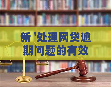 新 '处理网贷逾期问题的有效策略：在寻找对象时应注意什么？'