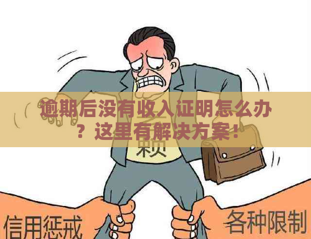 逾期后没有收入证明怎么办？这里有解决方案！