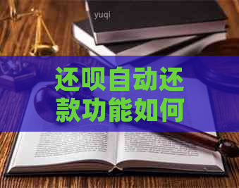 还呗自动还款功能如何关闭以避免逾期扣款及资讯困扰