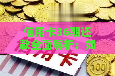 信用卡36期还款全面解析：如何选择最适合自己的还款计划？