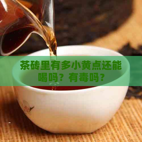 茶砖里有多小黄点还能喝吗？有吗？