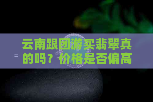 云南跟团游买翡翠真的吗？价格是否偏高？可以购买吗？