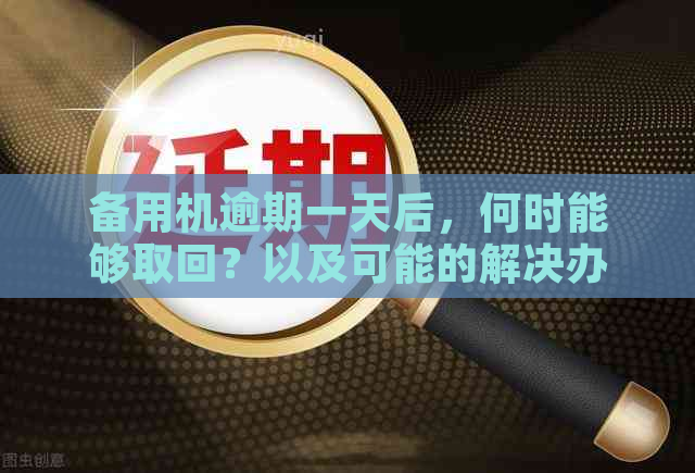 备用机逾期一天后，何时能够取回？以及可能的解决办法和相关建议