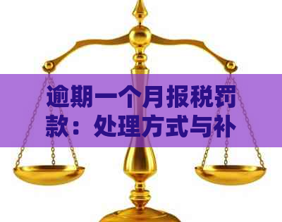 逾期一个月报税罚款：处理方式与补救措全解析