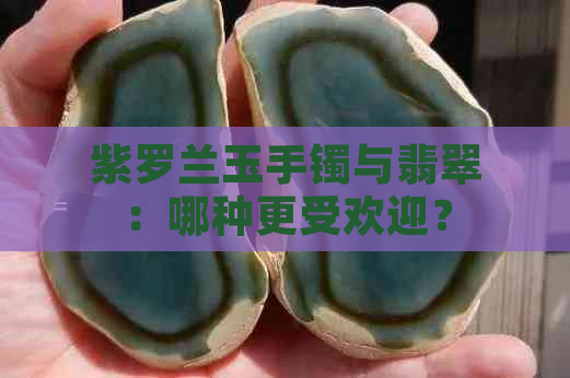 紫罗兰玉手镯与翡翠：哪种更受欢迎？