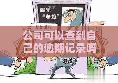 公司可以查到自己的逾期记录吗？怎么查？