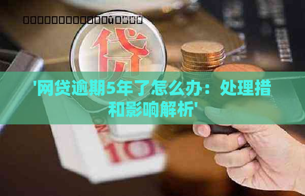 '网贷逾期5年了怎么办：处理措和影响解析'