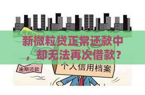 新微粒贷正常还款中，却无法再次借款？原因及解决方法全面解析