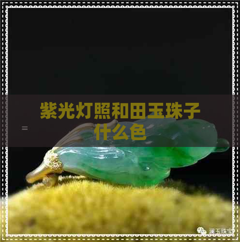 紫光灯照和田玉珠子什么色