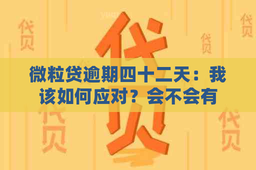 微粒贷逾期四十二天：我该如何应对？会不会有法律责任？