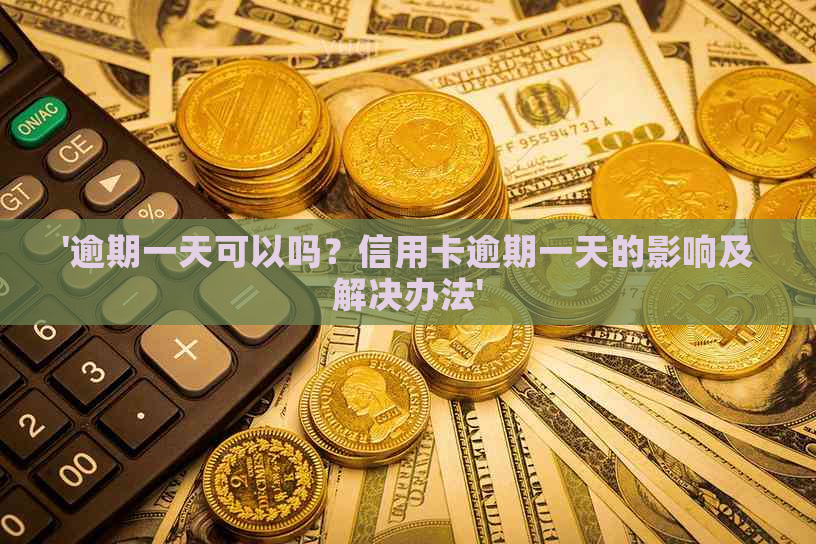 '逾期一天可以吗？信用卡逾期一天的影响及解决办法'